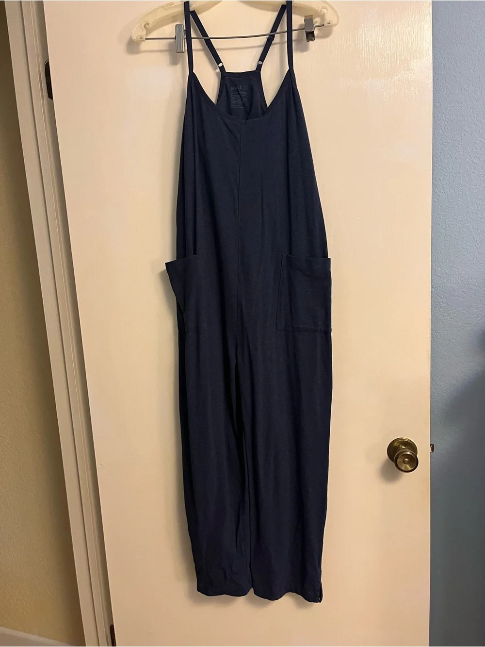Pact Navy Blue Sleeveless Jumpsuit Romper - Picture 3 of 7